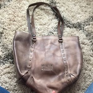 Gorgeous distressed tote bag